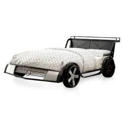 Wapiti Racer Car Youth Bed Silver/Gun Metal - MiBasics -Kids’ Furniture Store GUEST 52dc7083 95ba 4bf7 9693 43ce916b01bf