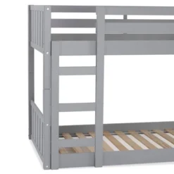 Twin Over Twin Wood Detachable Slat Bunk Bed - Saracina Home -Kids’ Furniture Store GUEST 53638020 1e90 4d76 aed0 938e320e55cc