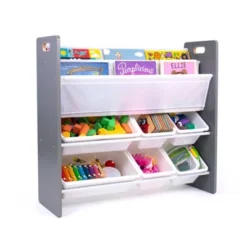 Read N Play 6 Bin Organizer & 2 Tier Bookrack White - Humble Crew 9 Read N Play 6 Bin Organizer & 2 Tier Bookrack White - Humble Crew -Kids’ Furniture Store GUEST 552e0e29 3cd9 4430 a133 836a33de74b5