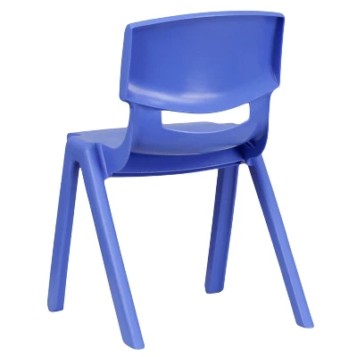 Emma And Oliver 5 Pack Plastic Stackable School Chair With 13.25" Seat Height 7 Emma And Oliver 5 Pack Plastic Stackable School Chair With 13.25" Seat Height - Image 7