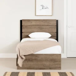 Arlen Mates Bed And Headboard Set Weathered Oak - South Shore 15 Arlen Mates Bed And Headboard Set Weathered Oak - South Shore -Kids’ Furniture Store GUEST 567d5750 096f 4da6 8552 f611f14c4271