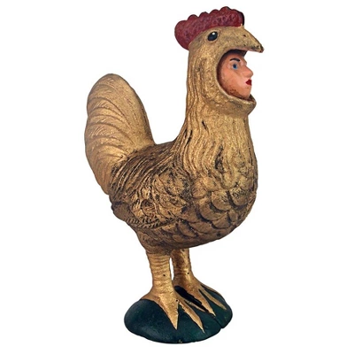 Design Toscano Canterbury Tales Chanticleer Rooster Cast Iron Mechanical Bank 1 Design Toscano Canterbury Tales Chanticleer Rooster Cast Iron Mechanical Bank