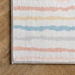NuLOOM Alise Kids Striped Nursery Or Playroom Area Rug -Kids’ Furniture Store GUEST 58502790 704e 48c9 b740 9cec21ff6f59