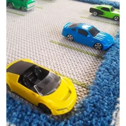 39"x59" Traffic Blue 3D Play Rug - IVI -Kids’ Furniture Store GUEST 586b0688 07eb 4290 aaaa a2e95ff351b1