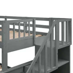 Twin-Over-Full Bunk Bed With Storage Stairs And Guard Rail - ModernLuxe -Kids’ Furniture Store GUEST 59dd36a2 47e3 4a66 aad8 17830bbb39f3