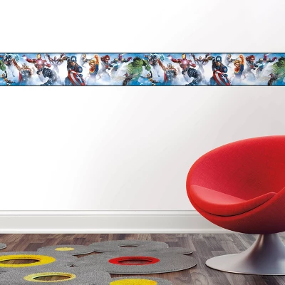 Avengers Peel And Stick Border - RoomMates 1 Avengers Peel And Stick Border - RoomMates