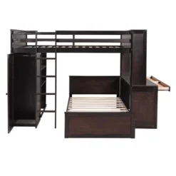 Loft Bed With Stand-Alone Bed, Shelves, Desk And Wardrobe - ModernLuxe -Kids’ Furniture Store GUEST 5b7eb66e 9f44 4702 afc6 bcfa78de4f8e
