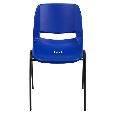 Flash Furniture HERCULES Series 661 Lb. Capacity Ergonomic Shell Stack Chair With 16'' Seat Height 10 Flash Furniture HERCULES Series 661 Lb. Capacity Ergonomic Shell Stack Chair With 16'' Seat Height - Image 10