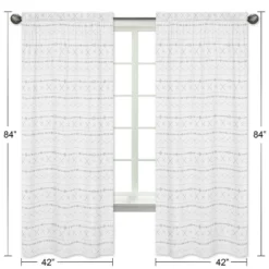 2pc Sweet Jojo Designs Woodland Friends Bohemian Print Window Panel - Sweet Jojo Designs -Kids’ Furniture Store GUEST 5e76e942 fbf2 469d 89b9 6f1e3dd128fb