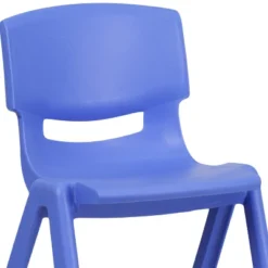 Flash Furniture 4 Pack Blue Plastic Stackable School Chair With 13.25'' Seat Height -Kids’ Furniture Store GUEST 5ed2d329 453c 4058 972e 2a1149a0c810