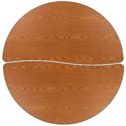 Emma And Oliver 2 Piece 47.5" Circle Collaborative Grey Kids Adjustable Activity Table Set -Kids’ Furniture Store GUEST 5fc30b2c 772a 4ff0 ab78 b9e3a026e13e