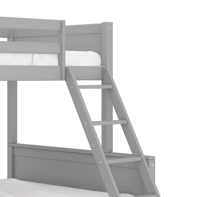 Twin Over Full Capri Wood Bunk Bed Gray - Hillsdale Furniture 11 Twin Over Full Capri Wood Bunk Bed Gray - Hillsdale Furniture - Image 11
