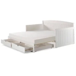 King Harmony Daybed With Conversion White - Alaterre Furniture 18 King Harmony Daybed With Conversion White - Alaterre Furniture -Kids’ Furniture Store GUEST 607bf77c a53d 409a 8b61 a1686f211b67
