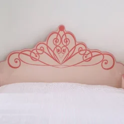 Twin Nemma Princess Crown Twin Bed Pink - Homes: Inside + Out -Kids’ Furniture Store GUEST 61585c17 abd8 4661 bbc3 c1d0dffa8c59