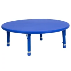 Flash Furniture 45" Round Plastic Height Adjustable Activity Table -Kids’ Furniture Store GUEST 626ac5b7 57e4 4b7c 9b77 0bc4309d100a