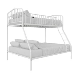 Twin/Full Kids' Bushwick Metal Bunk Bed - Novogratz -Kids’ Furniture Store GUEST 6271d0a0 bf86 40be 93f7 6952f69e1e91