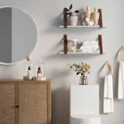 Brandon Vintage Matte Faux Marble Wall Shelf Brown - Nathan James 8 Brandon Vintage Matte Faux Marble Wall Shelf Brown - Nathan James -Kids’ Furniture Store GUEST 6316bf1a 7063 498f ba57 25f1bfe98a71