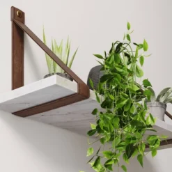 Brandon Vintage Matte Faux Marble Wall Shelf Brown - Nathan James 9 Brandon Vintage Matte Faux Marble Wall Shelf Brown - Nathan James -Kids’ Furniture Store GUEST 6358ffdf 134c 427b b53b 3af68483e1a8