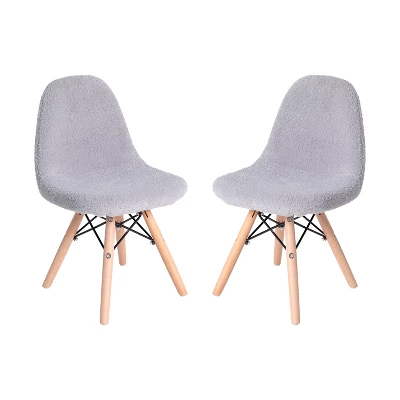 Merrick Lane Set Of 2 Children's Lyon Faux Shearling Accent Chairs, Modern Accent Chair For Bedroom, Entryway, And Living Room 10 Merrick Lane Set Of 2 Children's Lyon Faux Shearling Accent Chairs, Modern Accent Chair For Bedroom, Entryway, And Living Room - Image 10
