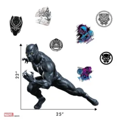 Black Panther Wall Decal - Decalcomania