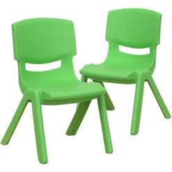 Flash Furniture 2 Pack Plastic Stackable School Chair With 10.5" Seat Height -Kids’ Furniture Store GUEST 644aad8a 34c3 448a 883a 8f74d24f8b9e