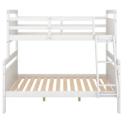 Twin Over Full Bunk Bed With Ladder And Safety Guardrail-ModernLuxe -Kids’ Furniture Store GUEST 6451c66f 2121 45a0 9cd0 fee219796ba1
