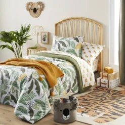 Twin Rattan Kids' Bed Natural - Pillowfort™ -Kids’ Furniture Store GUEST 64ab9aeb 410c 4a12 9a31 ee15f315b726