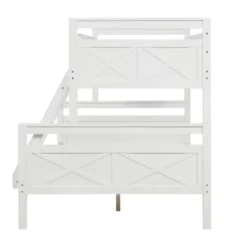 Twin Over Full Bunk Bed With Ladder And Safety Guardrail-ModernLuxe -Kids’ Furniture Store GUEST 651b8b93 efa0 4535 8da8 d1ccc4818138