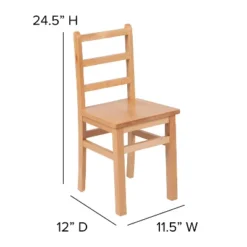 Flash Furniture Kids Natural Solid Wood Table And Chair Set For Classroom, Playroom, Kitchen -Kids’ Furniture Store GUEST 66977dda ee60 4991 ba1c a2128c0381c2