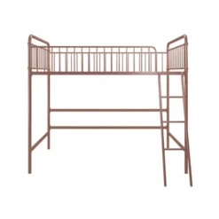 Twin Kaila Metal Loft Bed Rose Gold - Room & Joy -Kids’ Furniture Store GUEST 67ab7b32 5c9d 4092 a042 429188118c1b