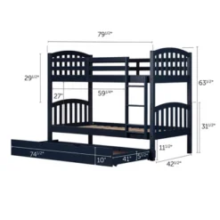 Asten Bunk Beds With Trundle Blue - South Shore -Kids’ Furniture Store GUEST 68b2e413 f78e 4b94 b3af abfb9f5a76d0