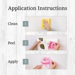 Pastel Floral Wall Decor - Decalcomania -Kids’ Furniture Store GUEST 69d225e0 2a68 4702 9089 33666b40f1d7 1