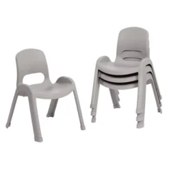 ECR4Kids SitRight Plastic Children’s Chair, Indoors And Outdoors, 11in Seat Height, 4-Pack -Kids’ Furniture Store GUEST 6a9e3fde df61 423b 827d d22843ea06ed