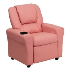 Emma And Oliver Contemporary Kids Recliner With Cup Holder And Headrest -Kids’ Furniture Store GUEST 6b2635a6 60f1 4ce3 8e79 a6c1c5d8634a