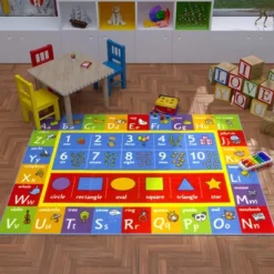 KC CUBS Boy & Girl Kids ABC Alphabet, Numbers & Shapes Educational Learning & Fun Game Play Nursery Bedroom Classroom Area Rug Carpet 13 KC CUBS Boy & Girl Kids ABC Alphabet, Numbers & Shapes Educational Learning & Fun Game Play Nursery Bedroom Classroom Area Rug Carpet -Kids’ Furniture Store GUEST 6b84445b feb9 4b67 a69f fe414109cf12