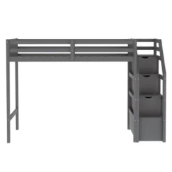 Twin Over Full Loft Bed With Staircase - ModernLuxe -Kids’ Furniture Store GUEST 6bade41e f0af 42da bdd8 c200c0114289