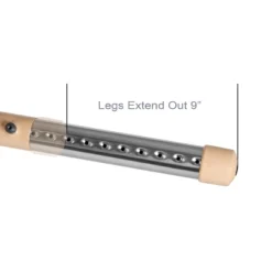 Flash Furniture 25.125"W X 35.5"L Crescent Natural Plastic Height Adjustable Activity Table -Kids’ Furniture Store GUEST 6ca8fe1f ff6a 456f 9d5a 129f6167535d