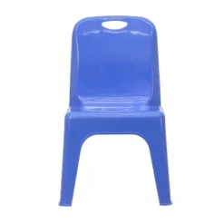 Flash Furniture 2 Pack Blue Plastic Stackable School Chair With Carrying Handle And 11" Seat Height -Kids’ Furniture Store GUEST 6d2f4d4f a338 4856 8e75 f94baddc9b40