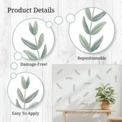Greenery Wall Decor - Decalcomania -Kids’ Furniture Store GUEST 6e503d53 be1f 4c1c aa8e c4d80ad216bc