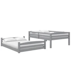 Full Over Full Alaina Floor Wood Bunk Bed - Room & Joy -Kids’ Furniture Store GUEST 70436b58 8a8c 4a4f 82a6 ced08a5225a7