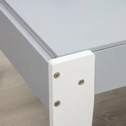 Qaba Large Kids Table And Chairs Set With Storage, Toddler Activity Table, Gray -Kids’ Furniture Store GUEST 716572da c188 4b49 888e 4474766a88df