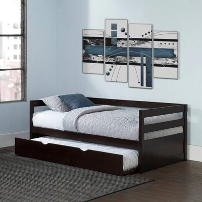 Twin Kids' Caspian Daybed With Trundle Chocolate - Hillsdale Furniture 11 Twin Kids' Caspian Daybed With Trundle Chocolate - Hillsdale Furniture - Image 11