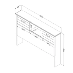 Ulysses Bookcase Headboard With Doors - South Shore -Kids’ Furniture Store GUEST 7524ab8e bf48 419c 8fdd 0446a20dad6d