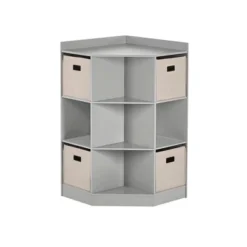 5pc Kids' Corner Cabinet Set With 4 Bins Set - RiverRidge Home -Kids’ Furniture Store GUEST 75d48553 13f4 492c a675 bac33ca55141