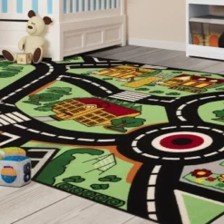 City Cruising Non-Slip Kids Playroom Decor Washable Indoor Area Rug By Blue Nile Mills 13 City Cruising Non-Slip Kids Playroom Decor Washable Indoor Area Rug By Blue Nile Mills -Kids’ Furniture Store GUEST 75ec6c9d 84ea 489f ab33 cdce2da27d01