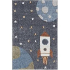 Nourison Kids Washable Space Rocketship Indoor Rug -Kids’ Furniture Store GUEST 7655b8ce 84a7 427e 9459 90809a196a70