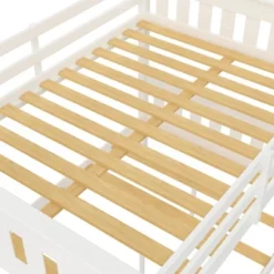 Full Over Full Petty Wood Bunk Bed With USB Port - Room & Joy -Kids’ Furniture Store GUEST 76cbf9e6 a75e 4f93 a485 0713a6f2800a