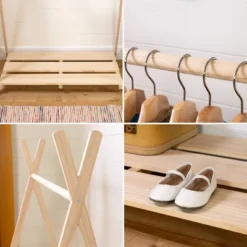 Sweedi Scandinavian Kids' Clothes Rack Natural Wood - South Shore -Kids’ Furniture Store GUEST 79485b89 29c9 44e0 b61a e8e3cb0d5baf