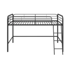 Adeline Junior Metal Loft Bed Black - Room & Joy -Kids’ Furniture Store GUEST 796c0b08 2375 47d2 b472 a0bc016347a0