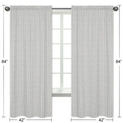 2pc Sweet Jojo Designs Woodland Friends Herringbone Print Window Panel - Sweet Jojo Designs -Kids’ Furniture Store GUEST 7a87ca92 c222 4238 820e a1b1f2e3c8e1